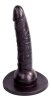 ZESTAW  STRAP-ON PROTEZA PENISA CZARNE DILDO 3 SZT